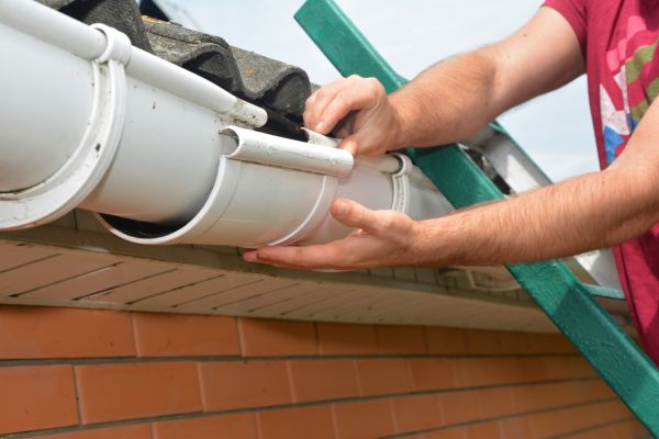 Large Gutter Repair in Locust Grove